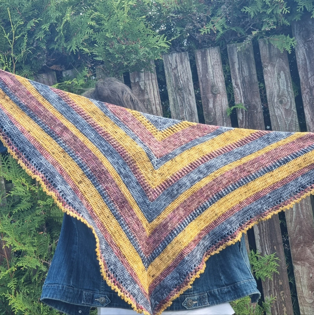 Autumn Wings Shawl