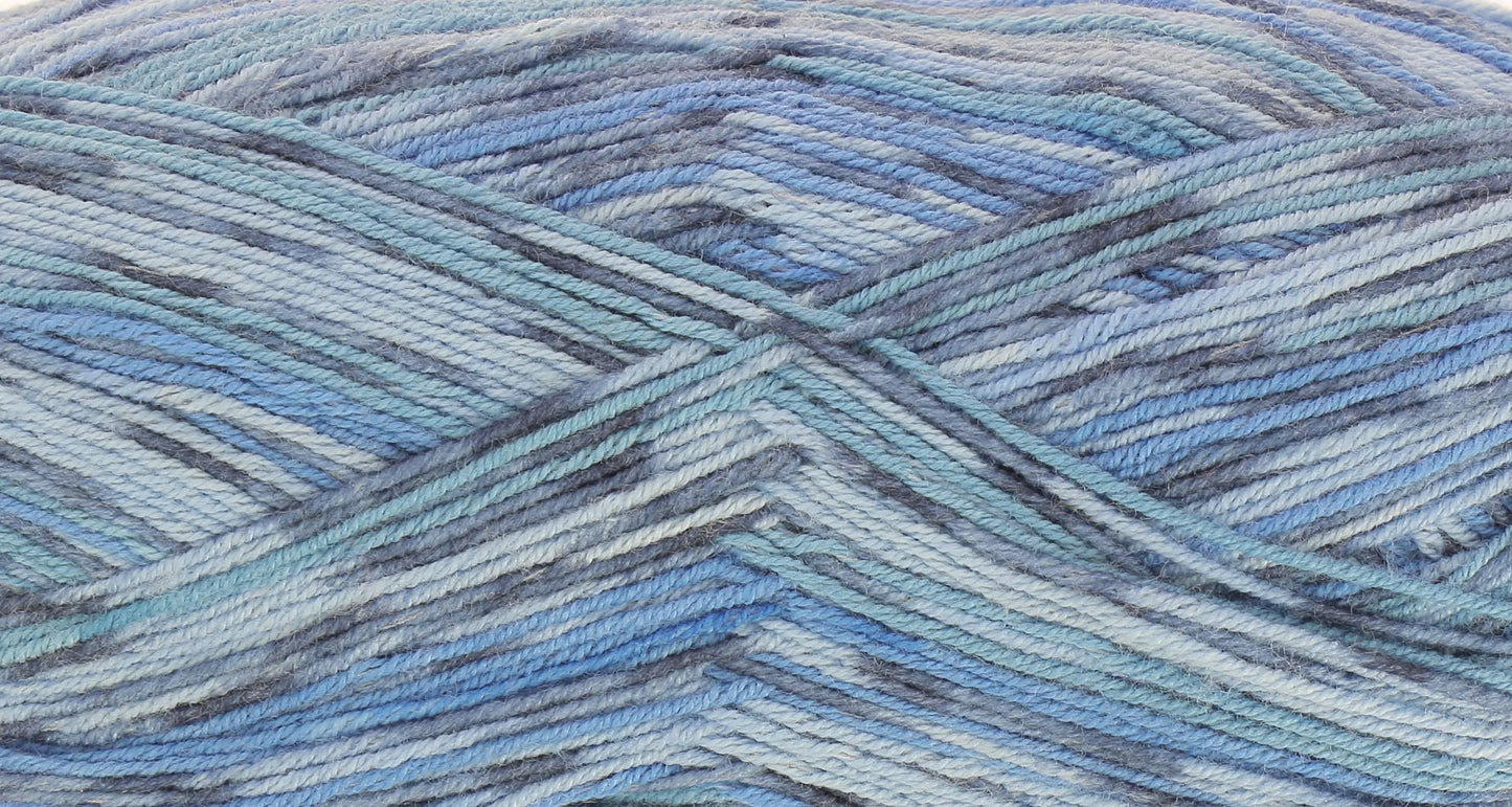 Zigzag 4ply Bluebell